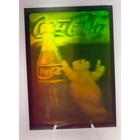 Vintage Coca-cola Hologram Polar Bear With Bottle 3d Laser Art Sc633