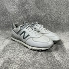 New Balance 574 Nbg574 Mens Size 13 Gray Leather Spikeless Golf Shoes Used