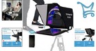 Teleprompter 12 Inch Lcd Aluminum Alloy Compatible With Smartphones Cameras