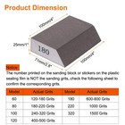 6pcs Sanding Sponge Blocks 180   600-800 Grit  Sanding Block 4 x2 8 x1 