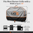 Grill Cover 58 Inch Heavy Duty Waterproof Outdoor Bbq Gas Grill Cover For Weber