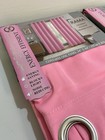 2pk Pink Blackout Curtain Panels Grommet 54 X 84 Noise Reducing  Drapes Window