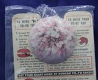 Vintage 1960 s Duncan Mardi Gras Yoyo  Original Torn Package  Pink  White   Grey