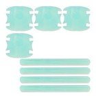 8pcs Car Door Handle Cup Protector Sticker  Night Visibility Auto Door Colorful