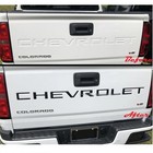 3d Raised Tailgate Insert Letters Emblem Decal For Silverado 1500 2500hd 2019-26