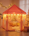 Princess Castle Tent For Girls Kids Play Tents Play House  Pink