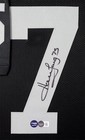 Howie Long Autographed And Framed Black Oakland Jersey Auto Beckett Cert