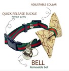 Luxury-inspired Dog Collar With Bow Tie   Bell     Gucci Style   Sizes S 