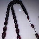 Vintage Style Amber Resin Prayer Beads Fossil Insect Inclusion Tasbih Misbaha33