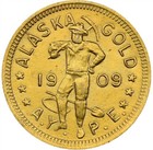 1909 Alaska-yukon-pacific Expo Gold 1 Dwt  Ms62 Ngc  Hart s Coins Of The West