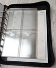 Franklin Covey 365 7 Ring Planner Binder Zip Around 10 X 8 Faux Leather Filled