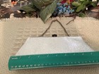 Vintage 70s Silver Sparkle  Silver Party Purse Clutch Size 9x5   