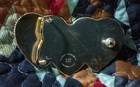 Montana Silversmiths Western Silver Plated Floral Triple Heart Buckle Initial S