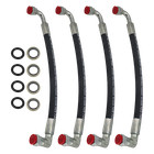 New For John Deere Tractor Loader 5800psi Hydraulic Hose Replacement Kit 4x