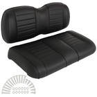 Golf Cart Front Seat Kit New For E-z-go Txt Black Golf Cart Front Cushion Set
