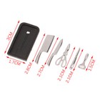 6pc Dollhouse Miniatures 1 12 Scale Knife Holder Tools Alloy Kitchen Decor Set