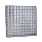 Brownie Divider Pan 100 Slot 10x10 Grid Aluminium Baking Mold Cake
