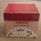 Vintage Nestor Johnson Card Shuffler Model 50 With Box   Instructions