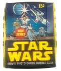 Vintage 1977 Topps Star Wars Series 2 Empty Display Card Box No Cards   Wrappers