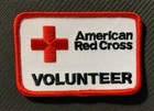 American Red Cross Patch Red Cross Volunteer American Red Cross Patch 2 X 3  Arc