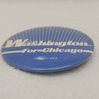Button Harold Washington Mayoral Campaign For City Of Chicago Pinback 1982 Vtg 