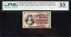 Amazing High Grade 10 Cent Fourth Issue Fractional Note  Pmg 55  Free Shipping 