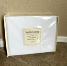 Southern Living Heirloom Sateen Queen Bedskirt 60 X 80 18  Drop White 500 Tc Nwt