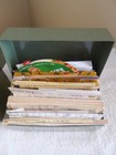 2 Vintage J  Chen Co Metal Recipe Box s Full Of Handwritten  Typed   Clippings