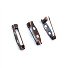 Double Hole 20 5mm Hair Accessories Pasteable 50pcs Jewelry Making Brooch