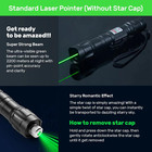 Rechargeable Green Laser Pointer - High Power  Long Range Laser With One-touch S