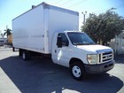 2011 Ford E450 W  20ft Dry Cargo Moving Box Truck - Pull Out Ramp Fully Serviced