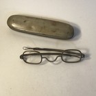 Civil War Glasses Frames With Extending Arms Original Tin Case