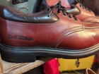 Vtg Red Wing 105 Moc-toe Oxford Shoes Super Sole Made In Usa Euc Sz 9