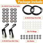 4392065 Dryer Belt Drum Pulley Kit 341241 349241t 691366 For Whirlpool Kenmore