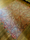 Stunning Antique Paisley Shawl 19th Century large 62x62