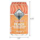 Clear American Golden Peach Water Sparkling Water  12 Fl Oz 12 Pack 