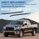 4pcs Door Window Moulding Weatherstrip Compatible With Tundra 2000-2006  Outer