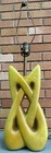 Vintage Mcm Atomic Symbol Plaster Table Lamp Mid Century Modern 1950s Lighting