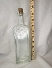 Antique Medicine Clear Glass Bottle-embossed  r v pierce M d  Buffalo N y 