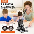 Button Maker Machine Badge Pin Machine 1 In    2 25 In  500 Free Parts Press Kit