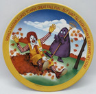 Mcdonald s Collector Plates Plastic 1977   1989 Lot Of 4 Ronald Grimace Fries