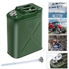 2pcs Jerry Can 5 Gallon 20l Can Metal Tank Emergency Backup Off-road