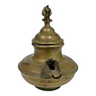 1850 s Old Vintage Antique Unique Shape Beautiful Brass Rare Oil   Ghee Pot