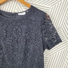 Liz Claiborne Dress Size 4 Evening Cocktail Sheath Lace Lbd Special Event  Black