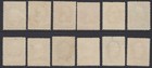 Us Sc   212s Thru 191s - Type K Specimen Overprints - Ngai - Set Of 12      f26 