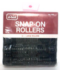 Snap-on Hair Rollers Curlers Dbest Model No  533  4 Packages  40 Large Rollers 