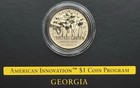 2019-s American Innovation Dollar  1 Reverse Proof Coin Georgia Ogp Coa