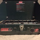 Coleman 413h 2-burner Portable Propane Camping Stove W  Case Green