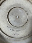 Vintage Griswold Aluminum Lid Hammered Finish With Wood Knob A412c  7  Id 8 Od 