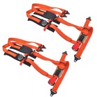 A114220or Seat Belt Harness 4 Point 2  Padded For Polaris Rzr Xp 1000 Orange 2pk